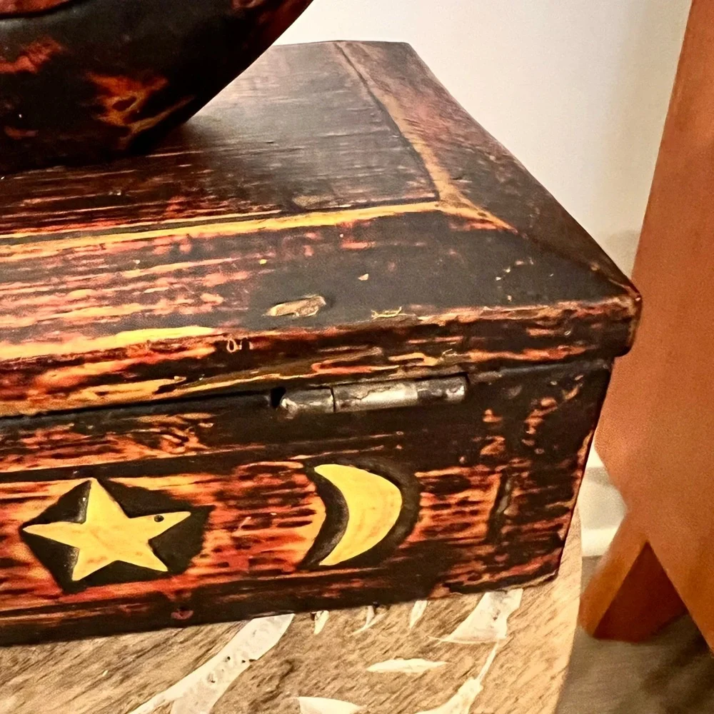 Vintage charming wooden